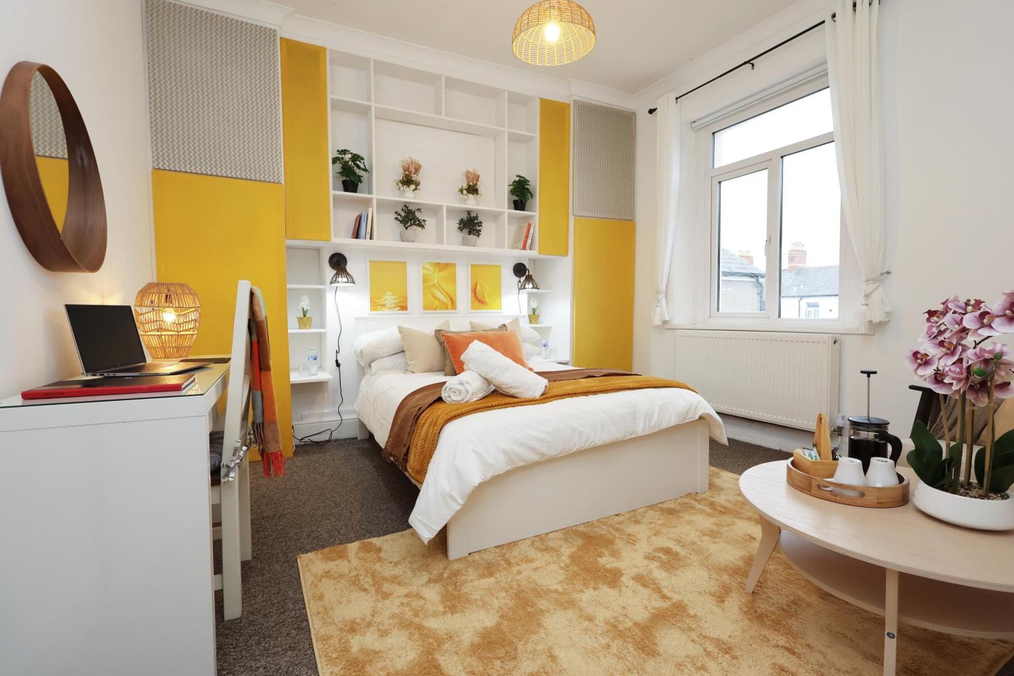 Cardiff City Guesthouse, Central Rooms, Fast Wi-Fi, On-Street Parking Kültér fotó